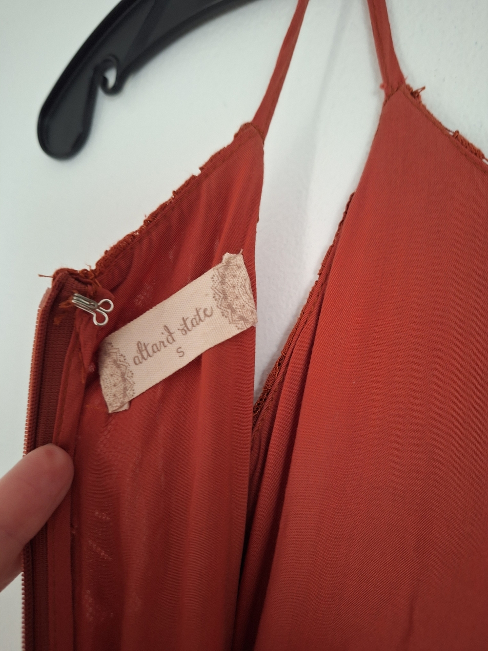 altar'd state Burnt Orange Maxo Dress Size S - Picture 7 of 8